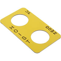 Schneider Pendant Station Legend Plate (9001-SKN201 (E-23))