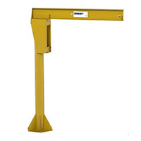 Spanco® 100 Series Base Plated Mounted Freestanding Jib Cranes