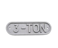 Shaw-Box Capacity Plate