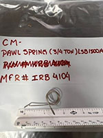 Coffing Pawl Spring (IRB4104 (E-25)) - 2