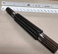 Coffing Motor Pinion Shaft - 3