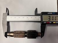 Coffing Pinion Shaft (JF403 2 (C-7)) - 2