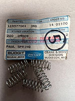 Budgit Pawl Spring (110577001 (E-30))