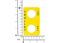 Schneider Pendant Station Legend Plate (9001-SKN203 (E-23))