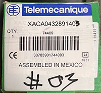 Schneider Electric Button (XACA0432891403) - 3