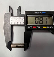 Coffing Ring Stop Pin