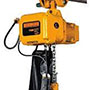 Harrington SNER Series, 1/4-Ton, 115/230/1/60 Voltage, 10'-0" Lift, and 14 FPM Lift Speed Hoist with Hook Suspension - 3
